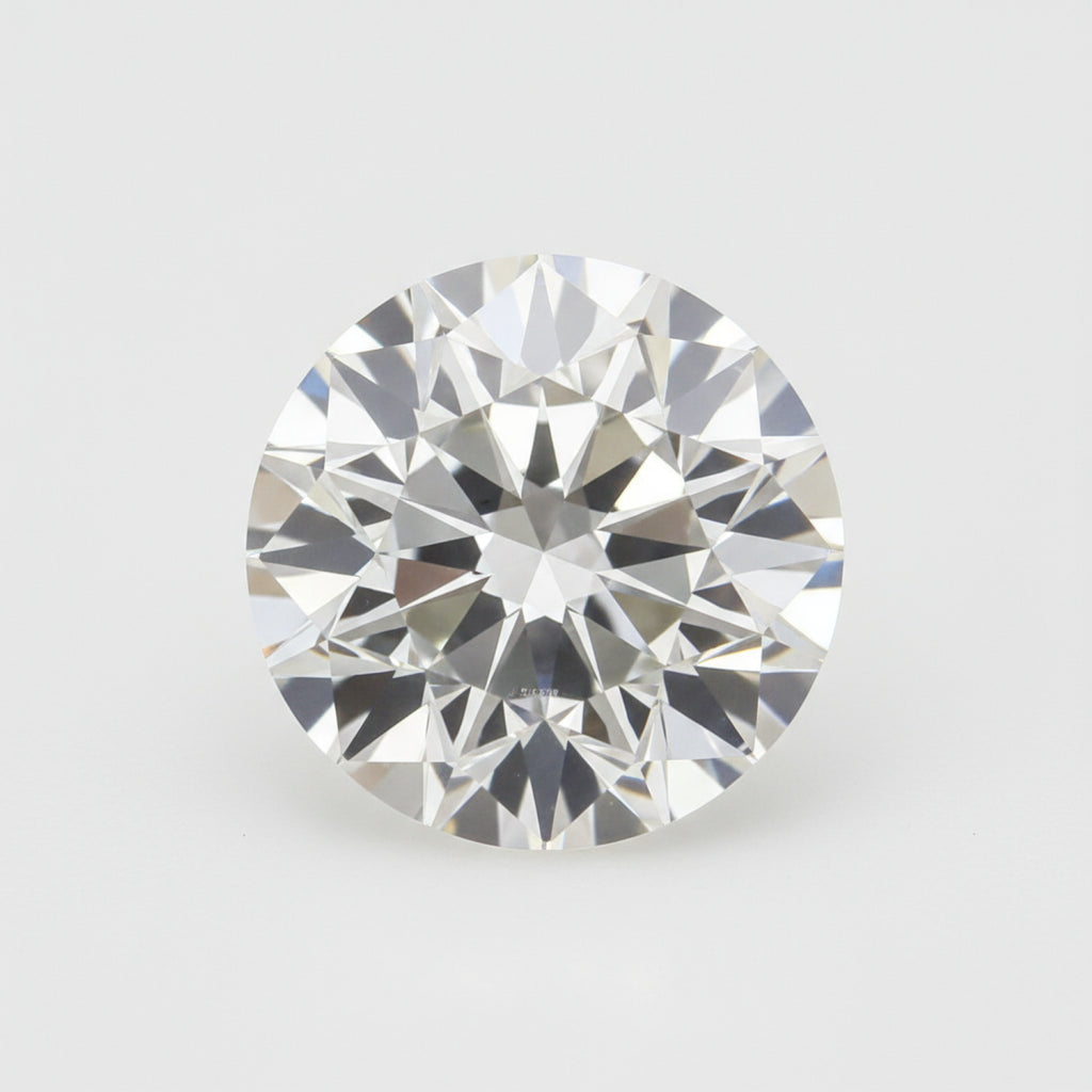 Lab Grown Diamond 1PC Chunky 13x13 MM Round Faceted White Natural Man Made Gems