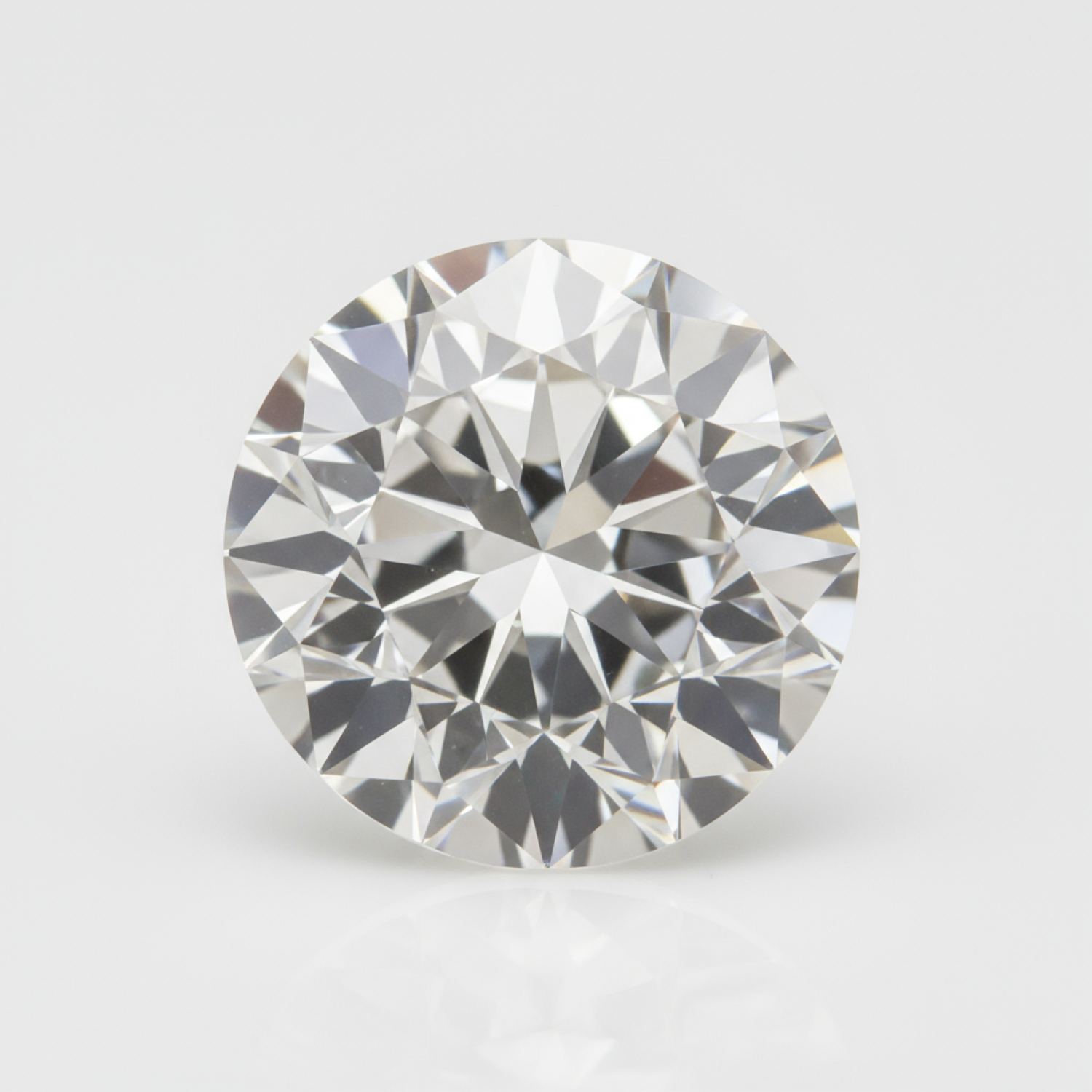 Lab Grown Diamond 1PC Chunky 14x14 MM Round Faceted White Genuine Man Made Loose Gems Main image