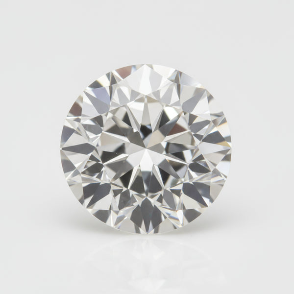 Lab Grown Diamond 1PC Chunky 14x14 MM Round Faceted White Genuine Man Made Loose Gems