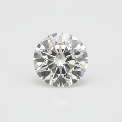 Lab Grown Diamond 1PC Chunky 14x14 MM Round Faceted White Genuine Man Made Loose Gems