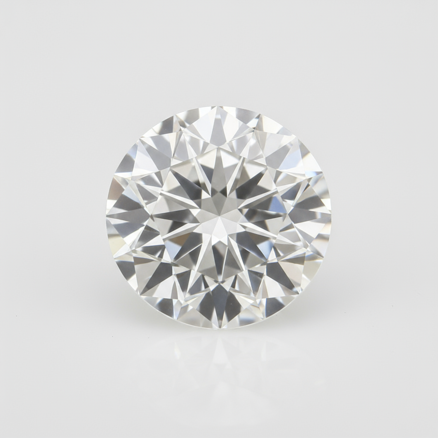 Lab Grown Diamond 1PC Chunky 15x15 MM Round Faceted White Superior Man Made Loose Gemstone Sekundär produktbild