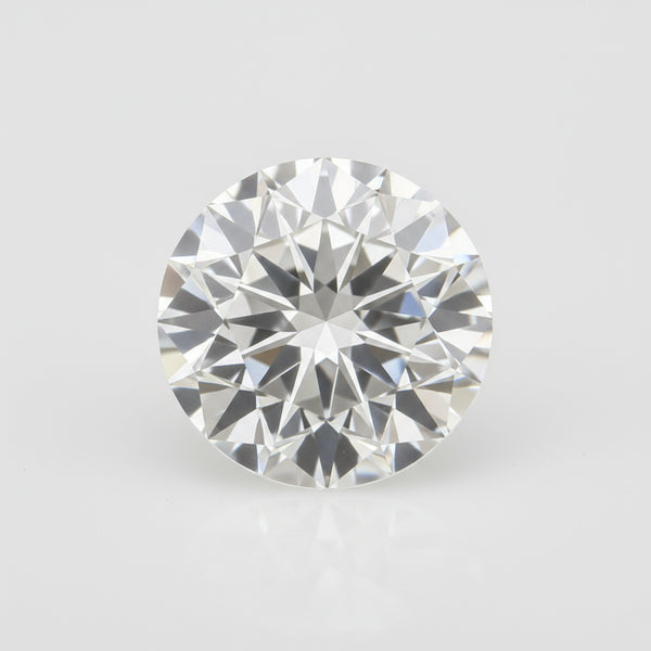 Lab Grown Diamond 1PC Chunky 15x15 MM Round Faceted White Superior Man Made Loose Gemstone