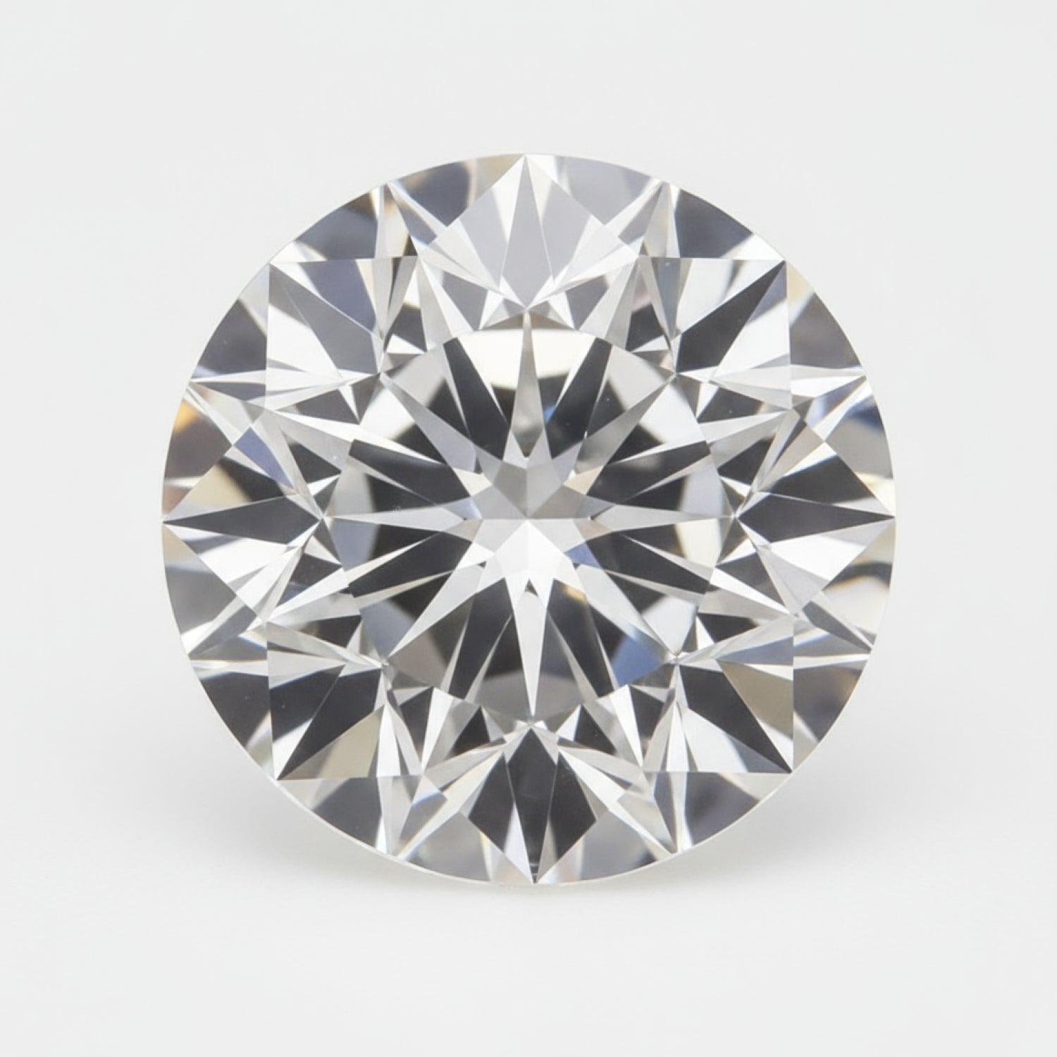 Lab Grown Diamond 1PC Chunky 16x16 MM Round Faceted White Pure Man Made Loose Gemstones