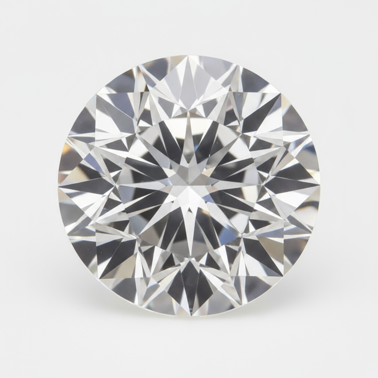 Lab Grown Diamond 1PC Chunky 16x16 MM Round Faceted White Pure Man Made Loose Gemstones Main image