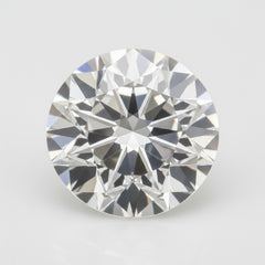 Lab Grown Diamond 1PC Chunky 16x16 MM Round Faceted White Pure Man Made Loose Gemstones