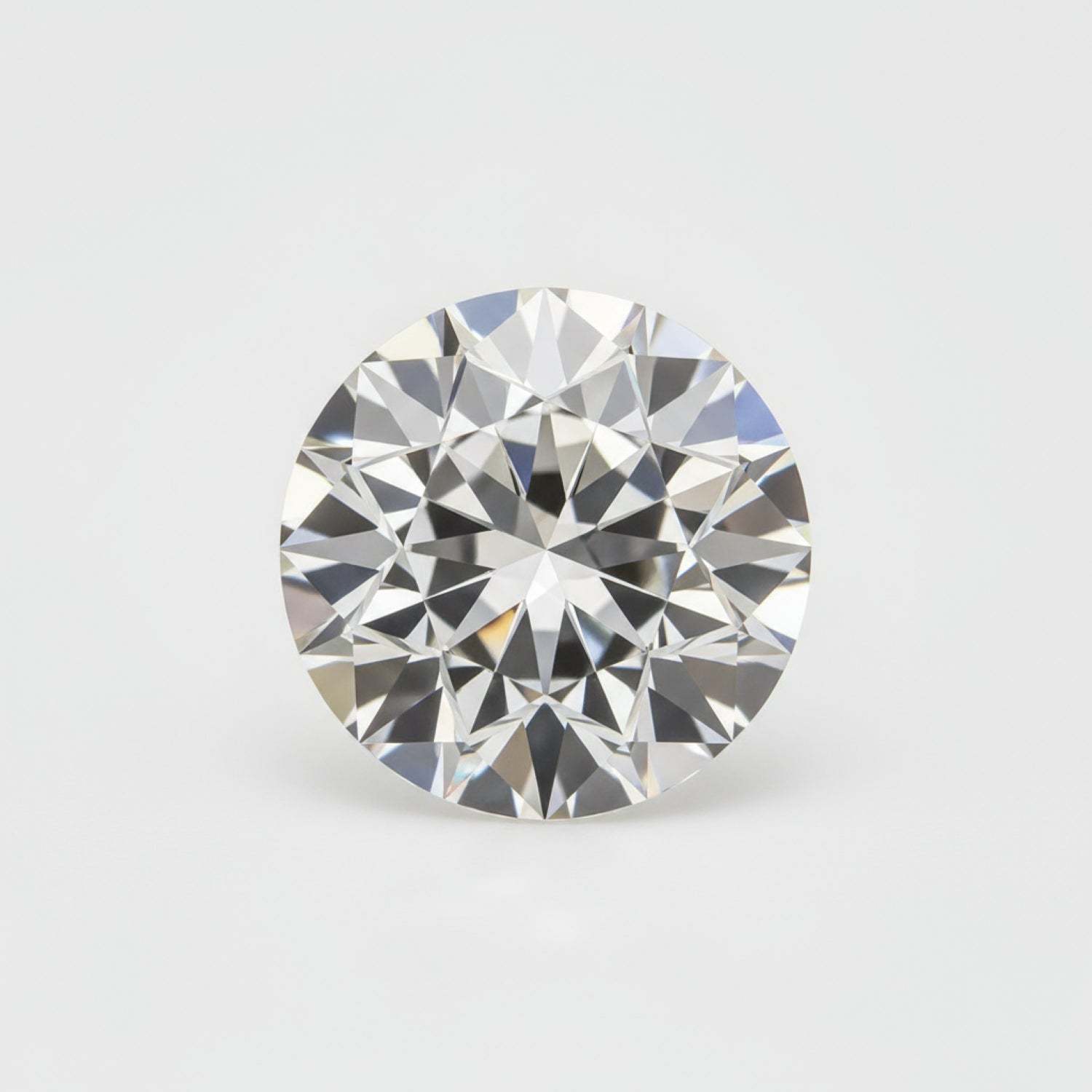 Lab Grown Diamond 1PC Tiny 5x5 MM Round Faceted White Sparkling Man Made Gems