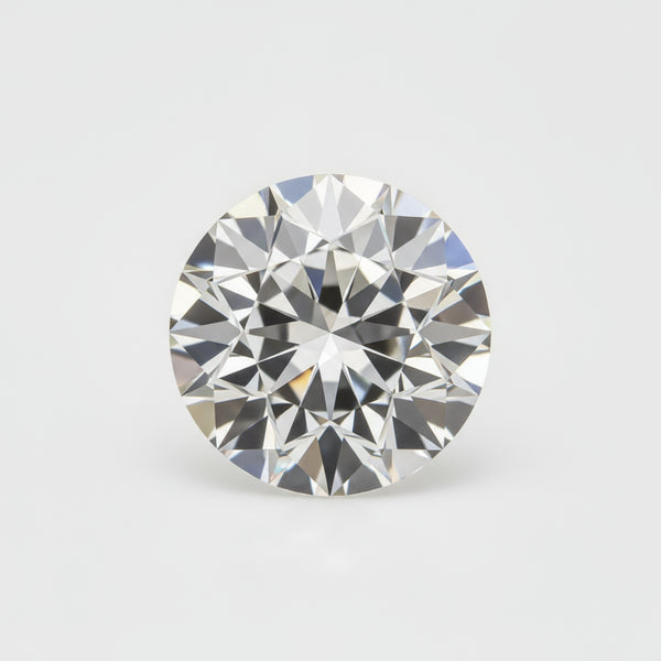 Lab Grown Diamond 1PC Tiny 5x5 MM Round Faceted White Sparkling Man Made Gems