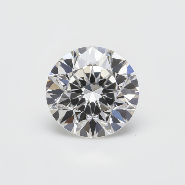Lab Grown Diamond 1PC Tiny 6x6 MM Round Faceted White Polished Man Made Loose Gems