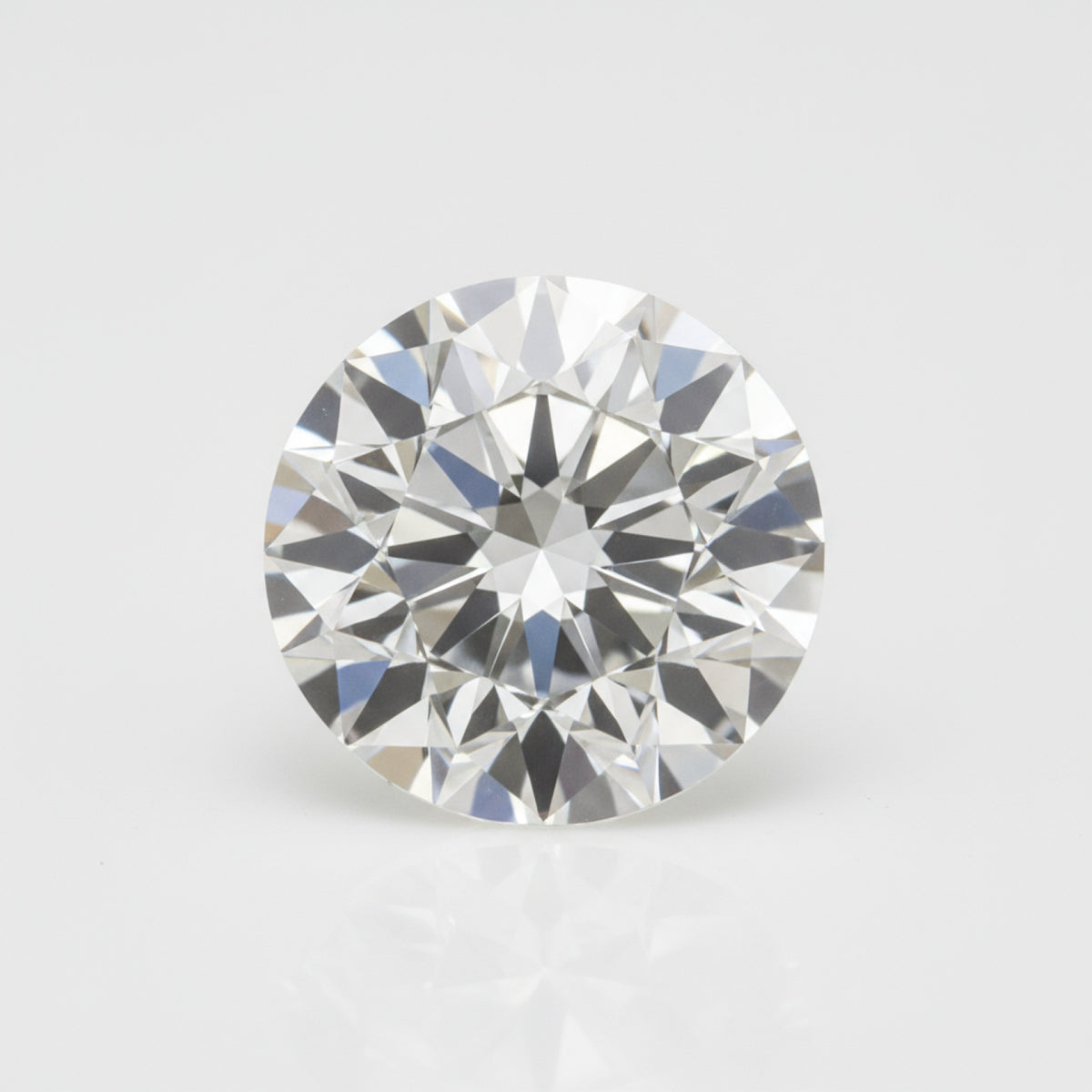 Lab Grown Diamond 1PC Small 7x7 MM Round Faceted White Splendid Man Made Loose Gemstone