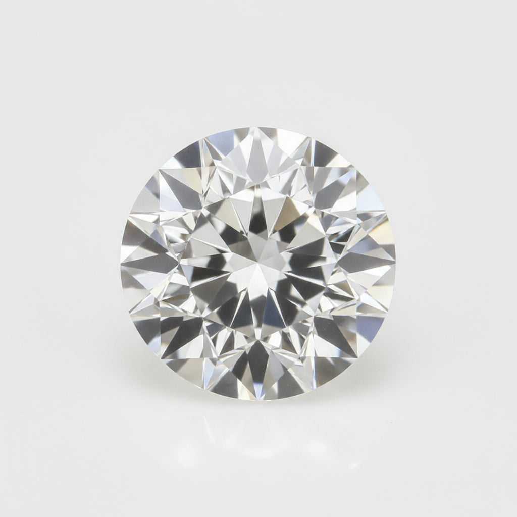 Lab Grown Diamond 1PC Small 7x7 MM Round Faceted White Splendid Man Made Loose Gemstone