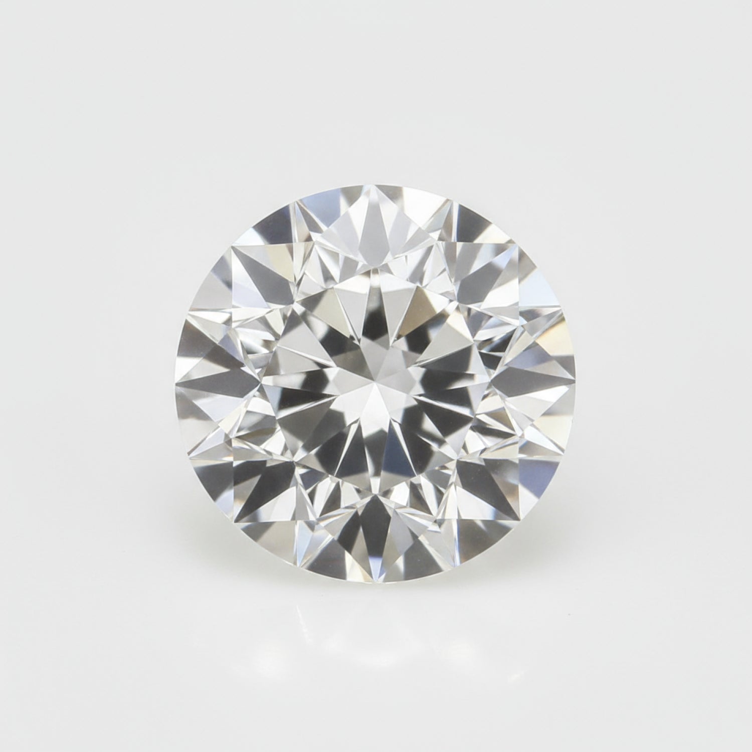 Lab Grown Diamond 1PC Small 7x7 MM Round Faceted White Splendid Man Made Loose Gemstone