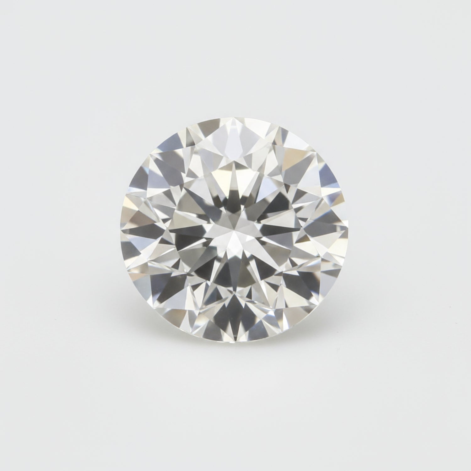 Lab Grown Diamond 1PC Small 8x8 MM Round Faceted White Luster Man Made Loose Gemstones