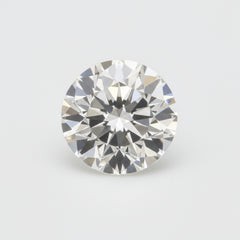 Lab Grown Diamond 1PC Small 8x8 MM Round Faceted White Luster Man Made Loose Gemstones