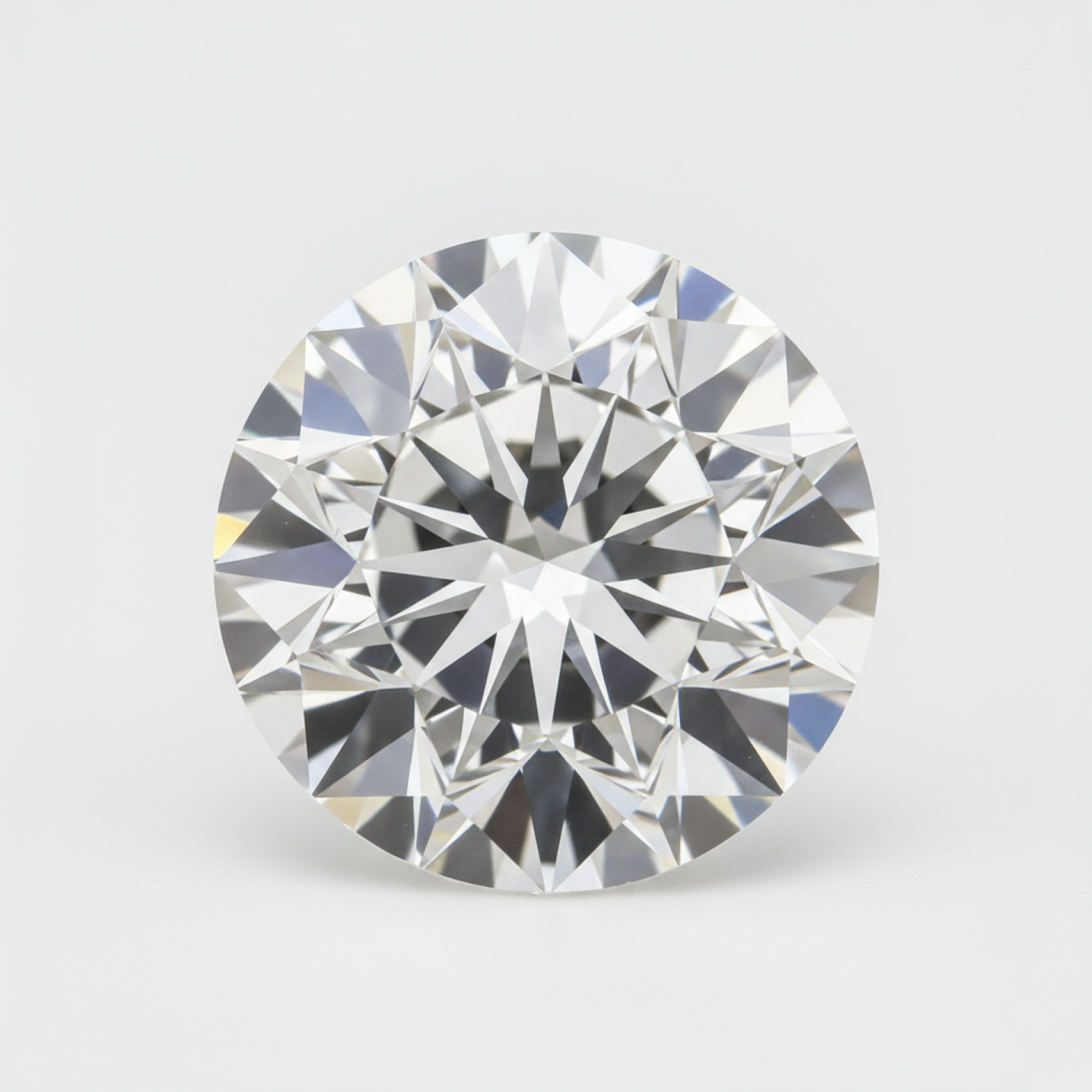 Lab Grown Diamond 1PC Medium 9x9 MM Round Faceted White Lustrous Man Made Gems Hoofdafbeelding