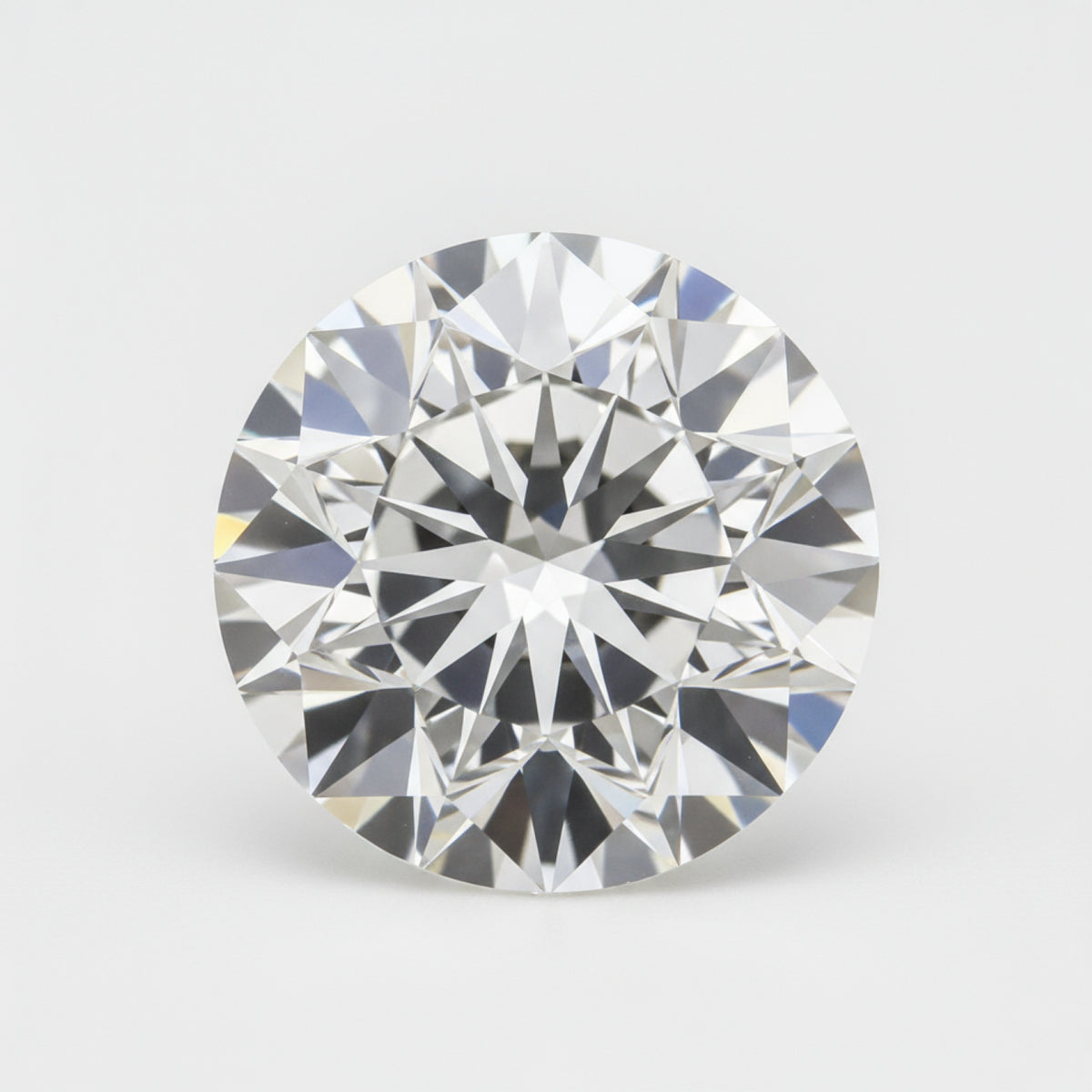 Lab Grown Diamond 1PC Medium 9x9 MM Round Faceted White Lustrous Man Made Gems