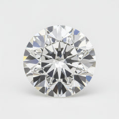 Lab Grown Diamond 1PC Medium 9x9 MM Round Faceted White Lustrous Man Made Gems