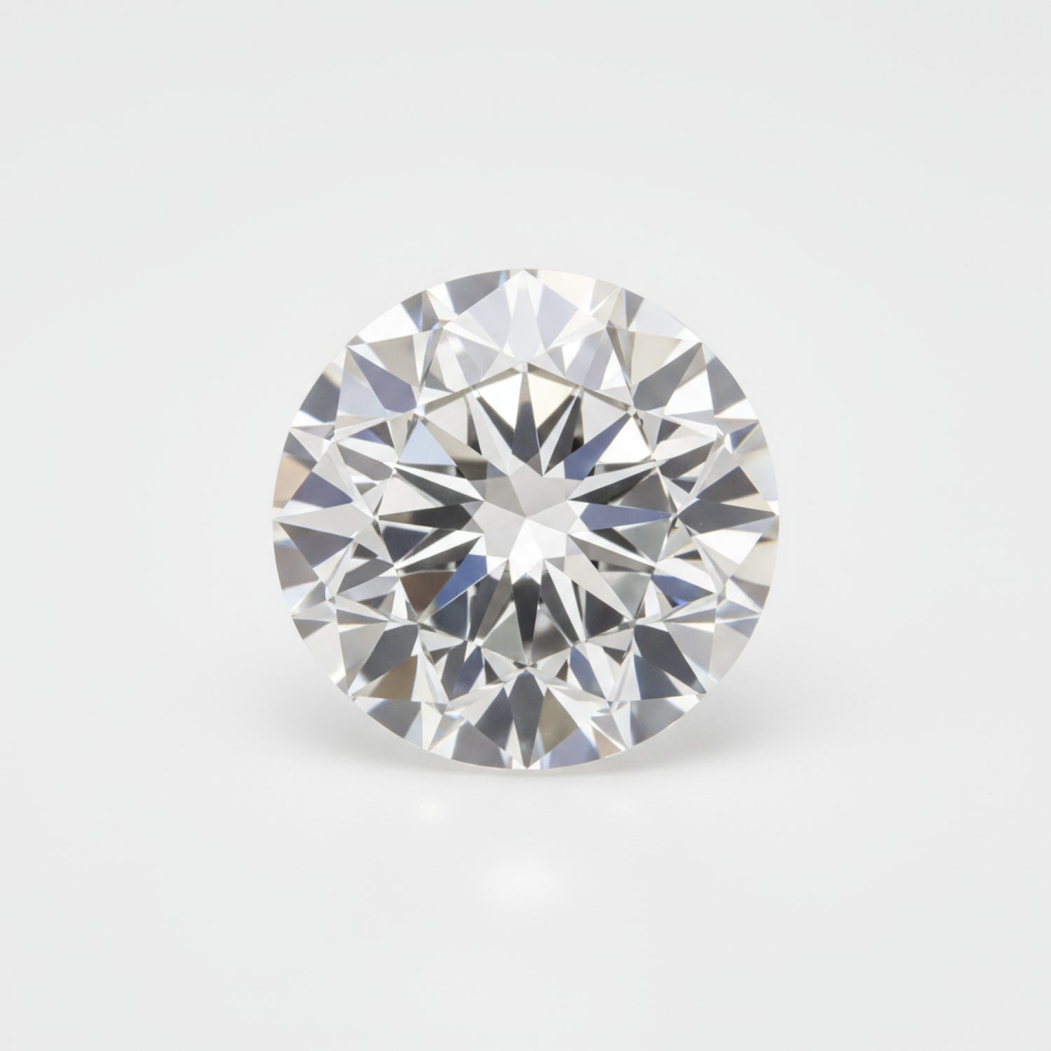 Lab Grown Diamond 1PC Medium 9x9 MM Round Faceted White Lustrous Man Made Gems