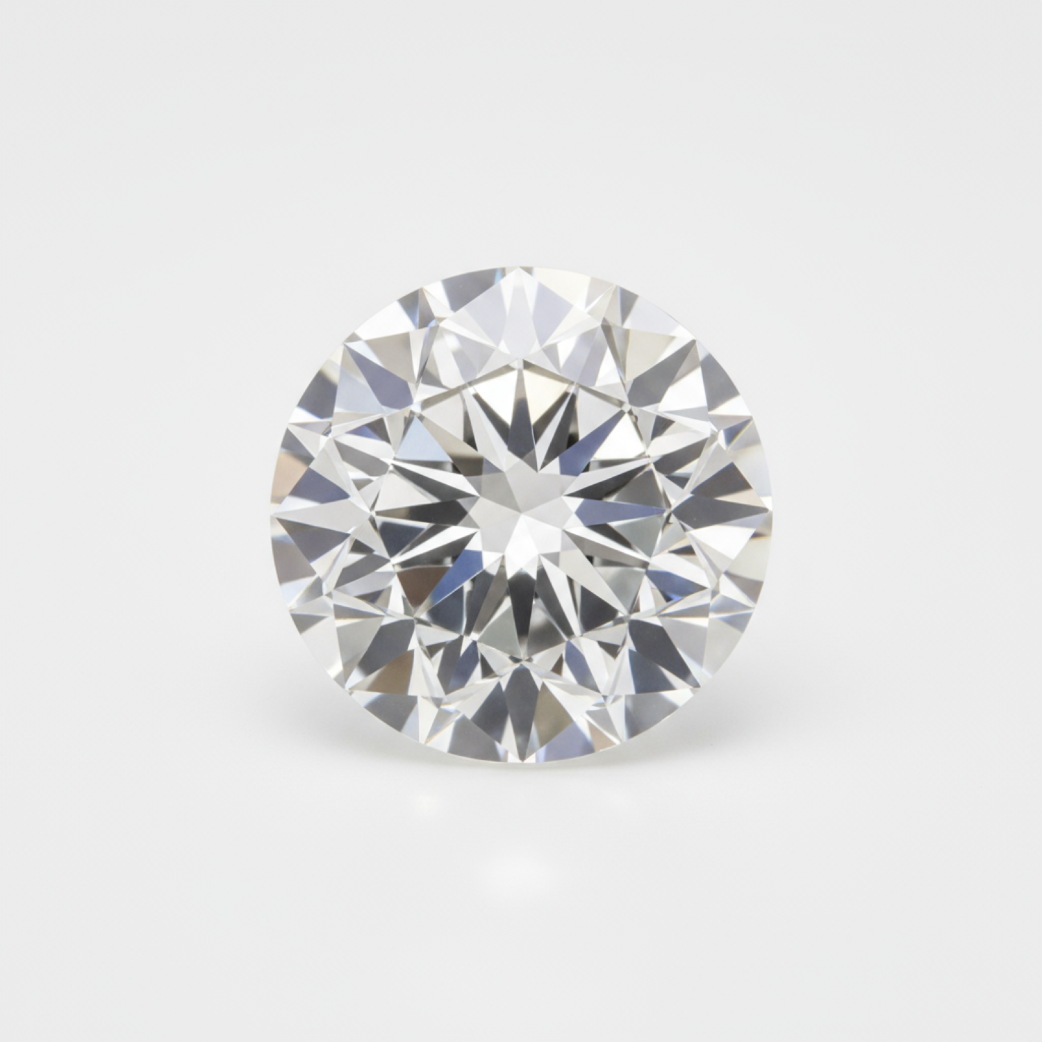 Lab Grown Diamond 1PC Medium 9x9 MM Round Faceted White Lustrous Man Made Gems Secundaire afbeelding