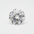 Lab Grown Diamond 1PC Medium 9x9 MM Round Faceted White Lustrous Man Made Gems