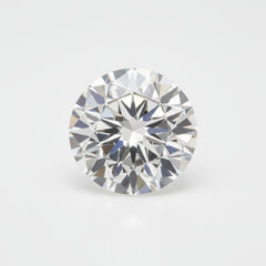 Lab Grown Diamond 1PC Medium 9x9 MM Round Faceted White Lustrous Man Made Gems