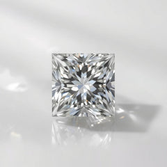 Lab Grown Diamond 1PC Large 10x10 MM Square Faceted White Shine Man Made Loose Gems