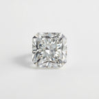 Lab Grown Diamond 1PC Large 11x11 MM Square Faceted White Fine Man Made Loose Gemstone