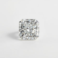 Lab Grown Diamond 1PC Large 11x11 MM Square Faceted White Fine Man Made Loose Gemstone