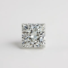 Lab Grown Diamond 1PC Large 12x12 MM Square Faceted White High-Quality Man Made Loose Gemstones