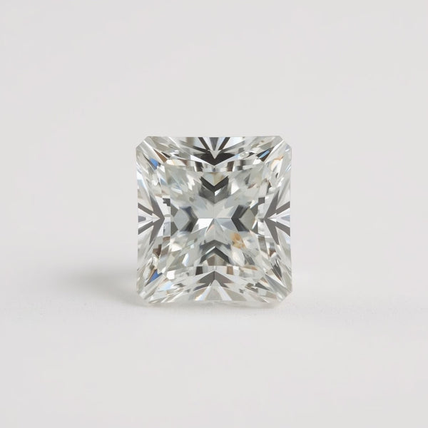 Lab Grown Diamond 1PC Chunky 13x13 MM Square Faceted White Natural Man Made Gems