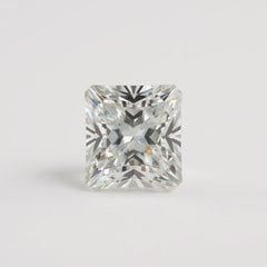 Lab Grown Diamond 1PC Chunky 13x13 MM Square Faceted White Natural Man Made Gems