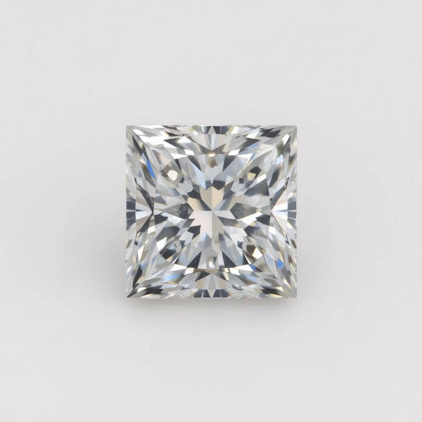 Lab Grown Diamond 1PC Chunky 16x16 MM Square Faceted White Pure Man Made Loose Gemstones