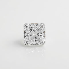 Im Labor gewachsener Diamant, 10 Stück, winzig, 3 x 3 mm, quadratisch, facettiert, weiß, feurig, künstlicher, loser Edelstein