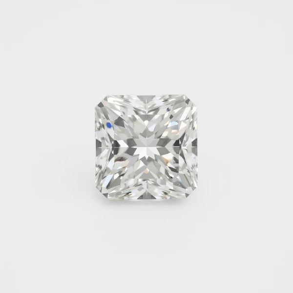 Lab Grown Diamond 10PC Tiny 4x4 MM Square Faceted White Brilliant Man Made Loose Gemstones