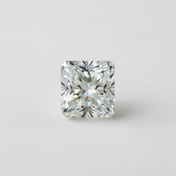 Lab Grown Diamond 1PC Tiny 5x5 MM Square Faceted White Sparkling Man Made Gems