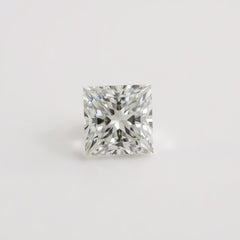 Lab Grown Diamond 1PC Medium 9x9 MM Square Faceted White Lustrous Man Made Gems