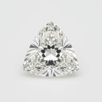 Lab Grown Diamond 1PC Large 11x11 MM Triangle Faceted White Fine Man Made Loose Gemstone