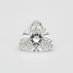 Lab Grown Diamond 1PC Large 11x11 MM Triangle Faceted White Fine Man Made Loose Gemstone