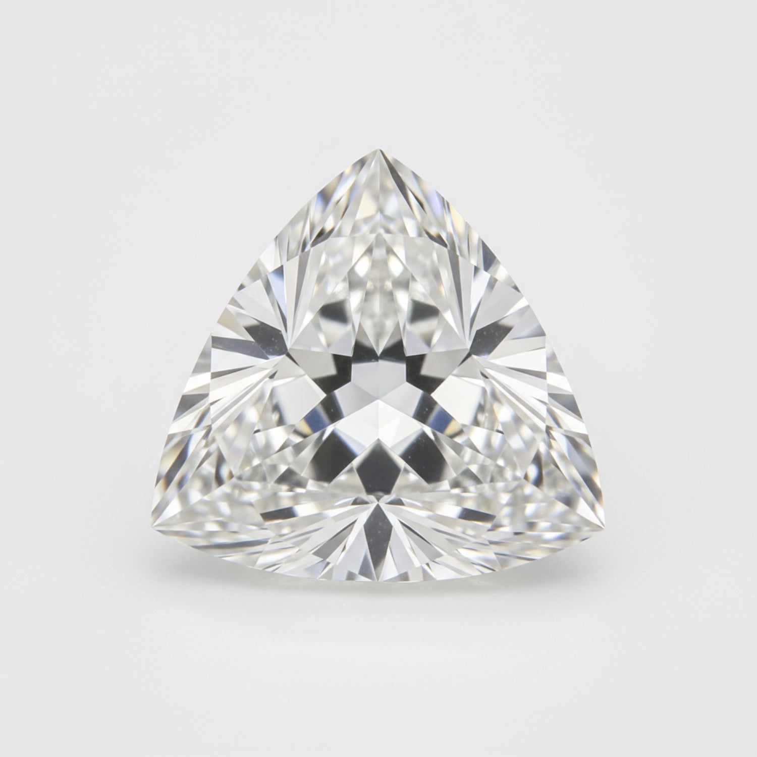 Lab Grown Diamond 1PC Large 12x12 MM Triangle Faceted White High-Quality Man Made Loose Gemstones