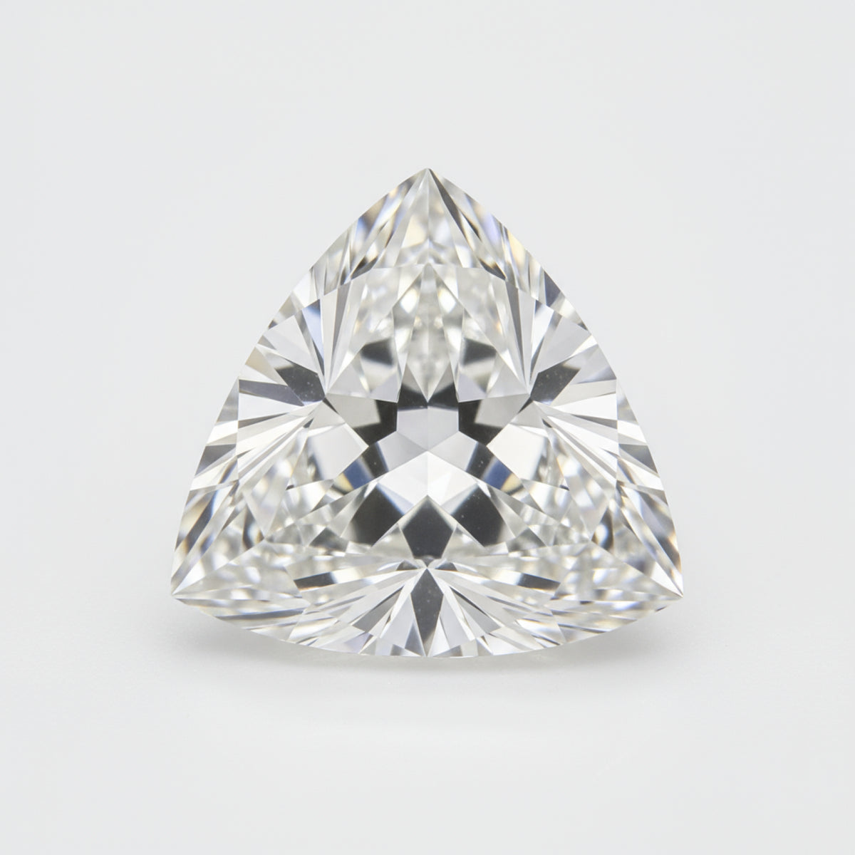 Lab Grown Diamond 1PC Large 12x12 MM Triangle Faceted White High-Quality Man Made Loose Gemstones