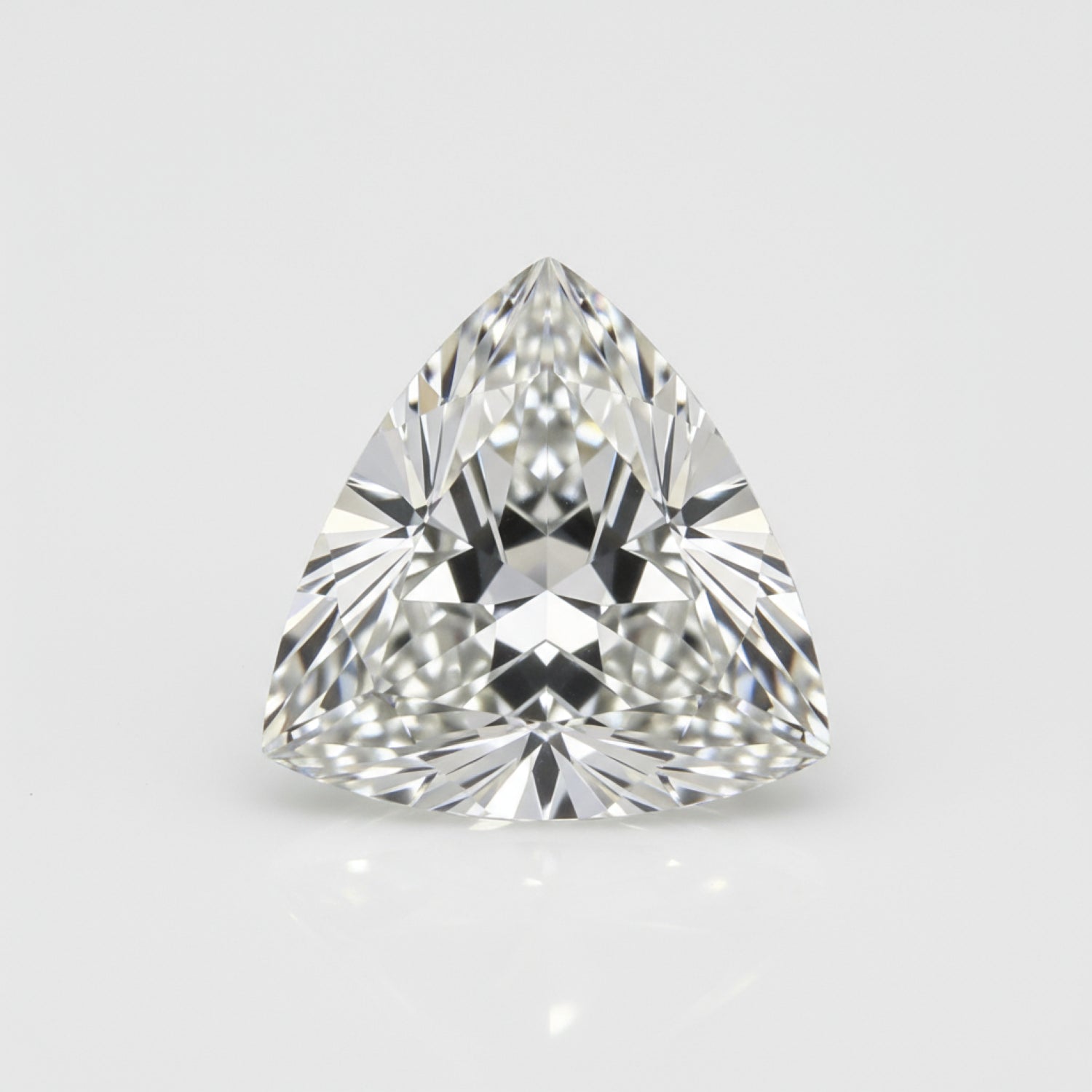 Lab Grown Diamond 1PC Large 12x12 MM Triangle Faceted White High-Quality Man Made Loose Gemstones