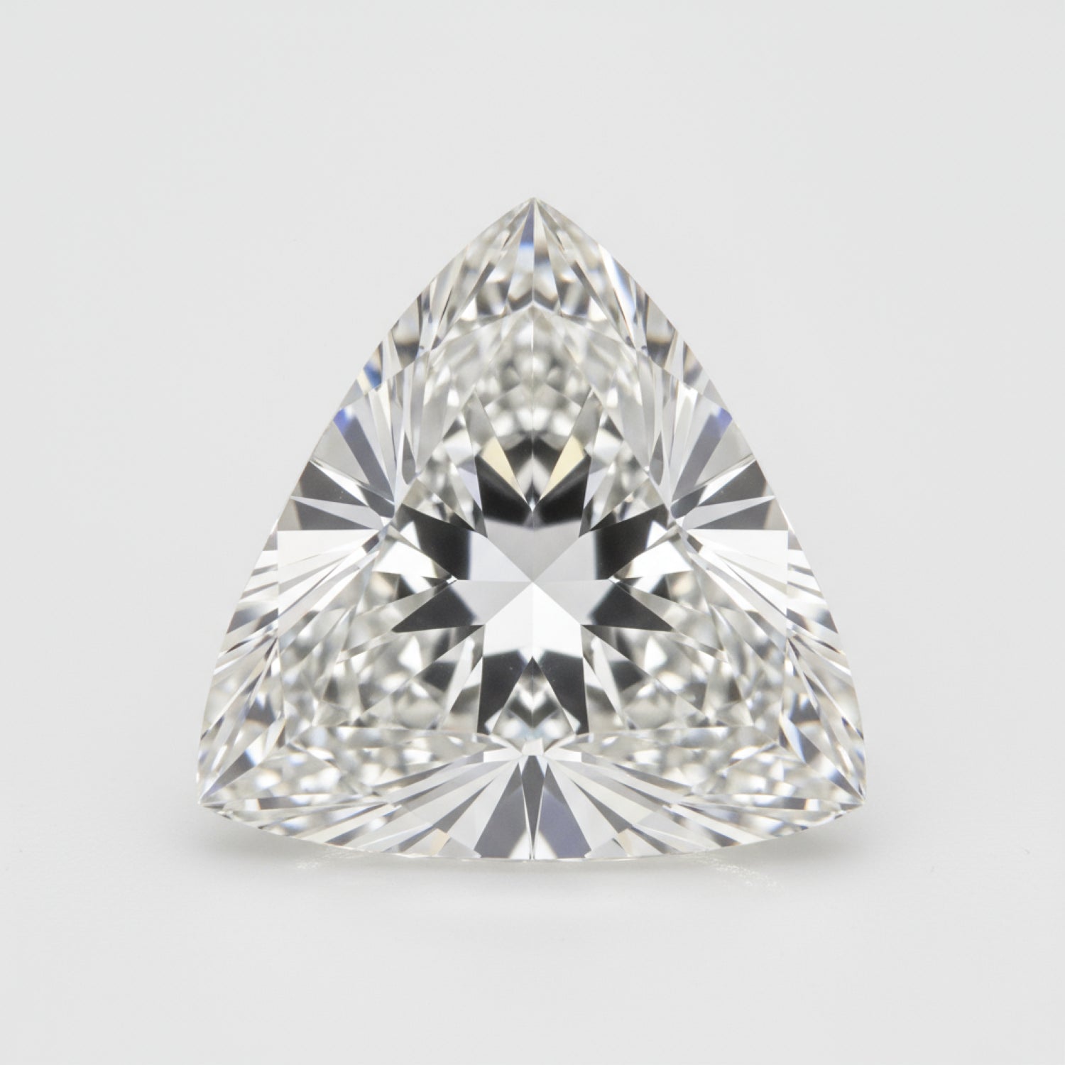 Lab Grown Diamond 1PC Chunky 13x13 MM Triangle Faceted White Natural Man Made Gems