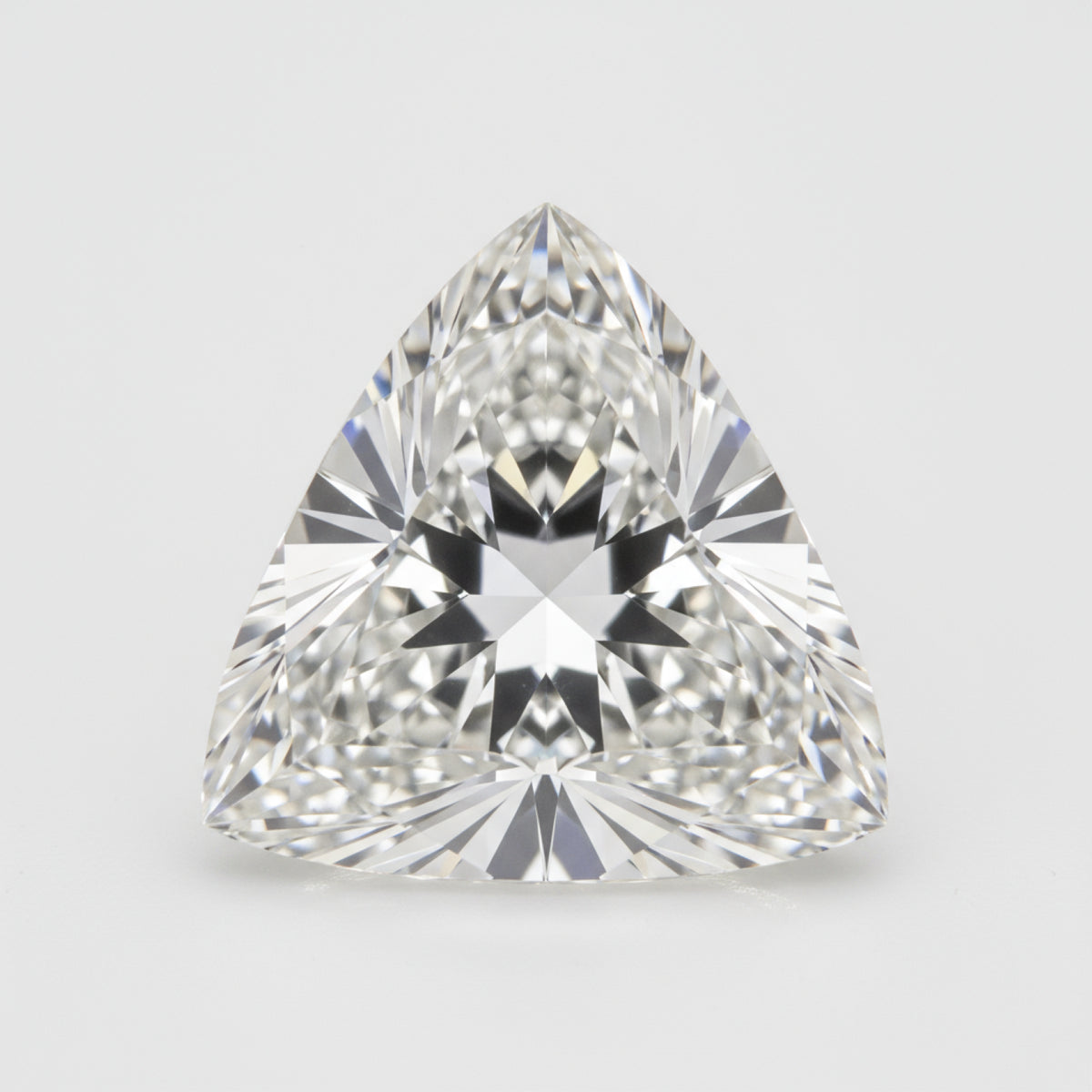 Lab Grown Diamond 1PC Chunky 13x13 MM Triangle Faceted White Natural Man Made Gems