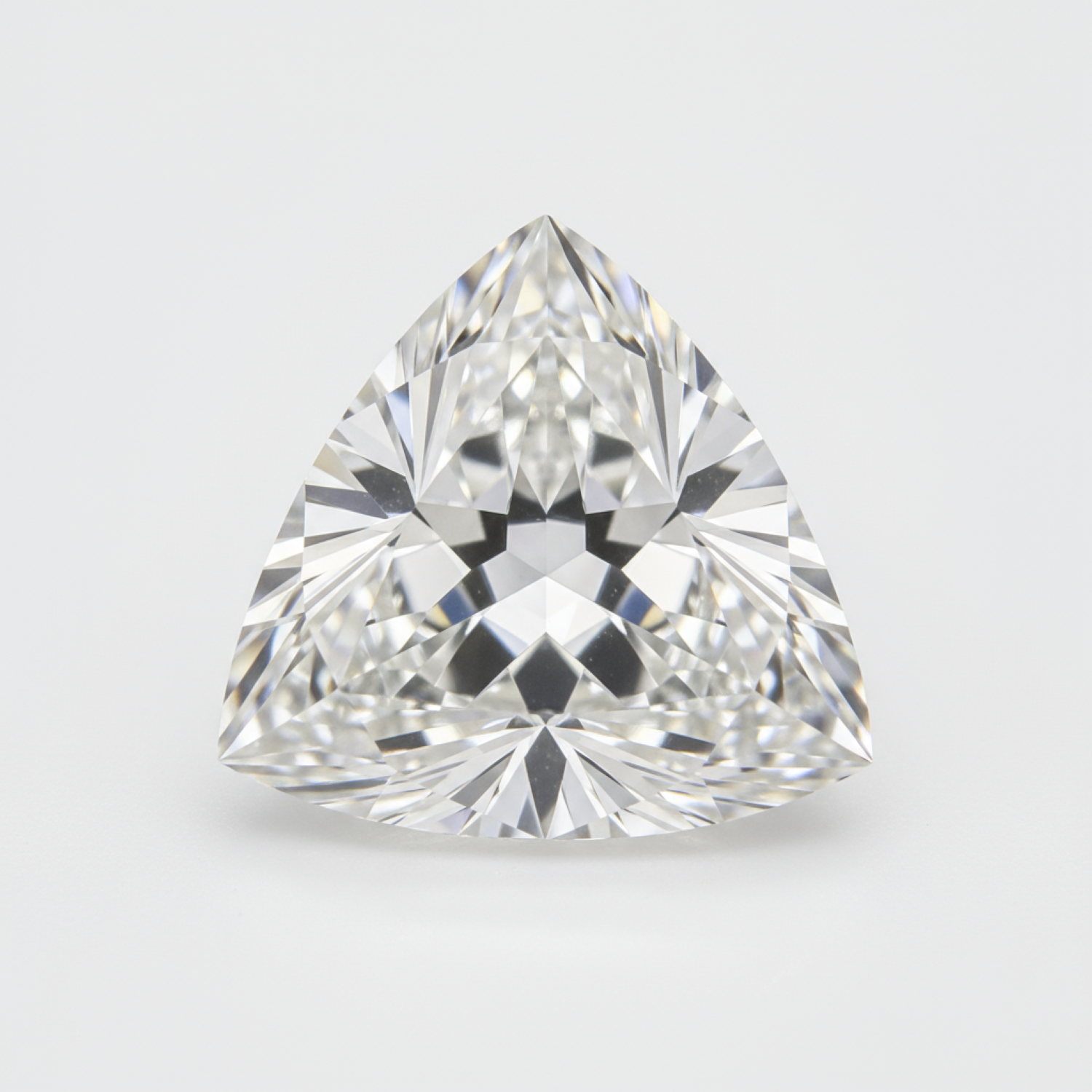 Lab Grown Diamond 1PC Chunky 13x13 MM Triangle Faceted White Natural Man Made Gems Secundaire afbeelding