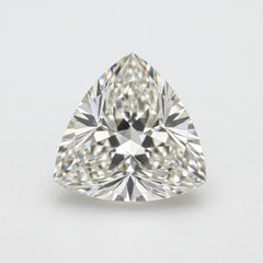Lab Grown Diamond 1PC Chunky 15x15 MM Triangle Faceted White Superior Man Made Loose Gemstone