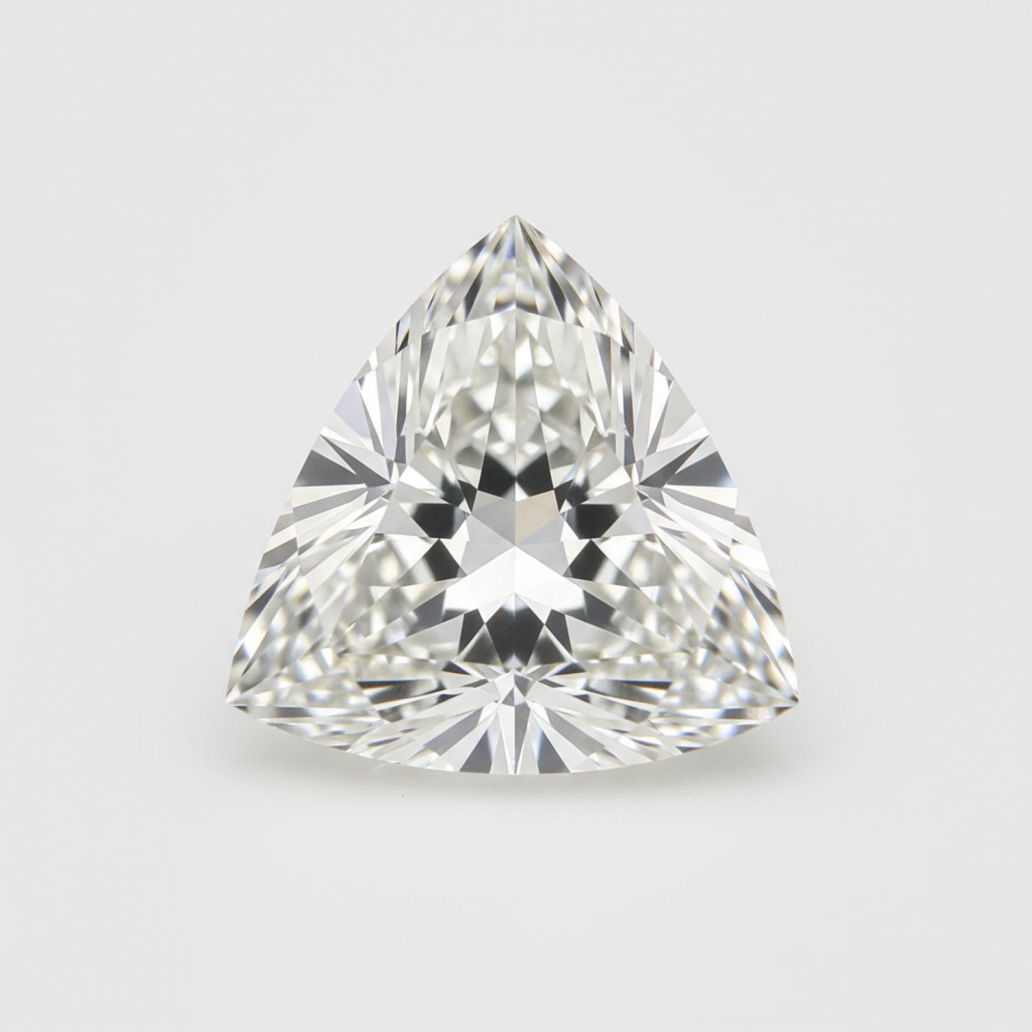 Lab Grown Diamond 10PC Tiny 3x3 MM Triangle Faceted White Fiery Man Made Loose Gemstone