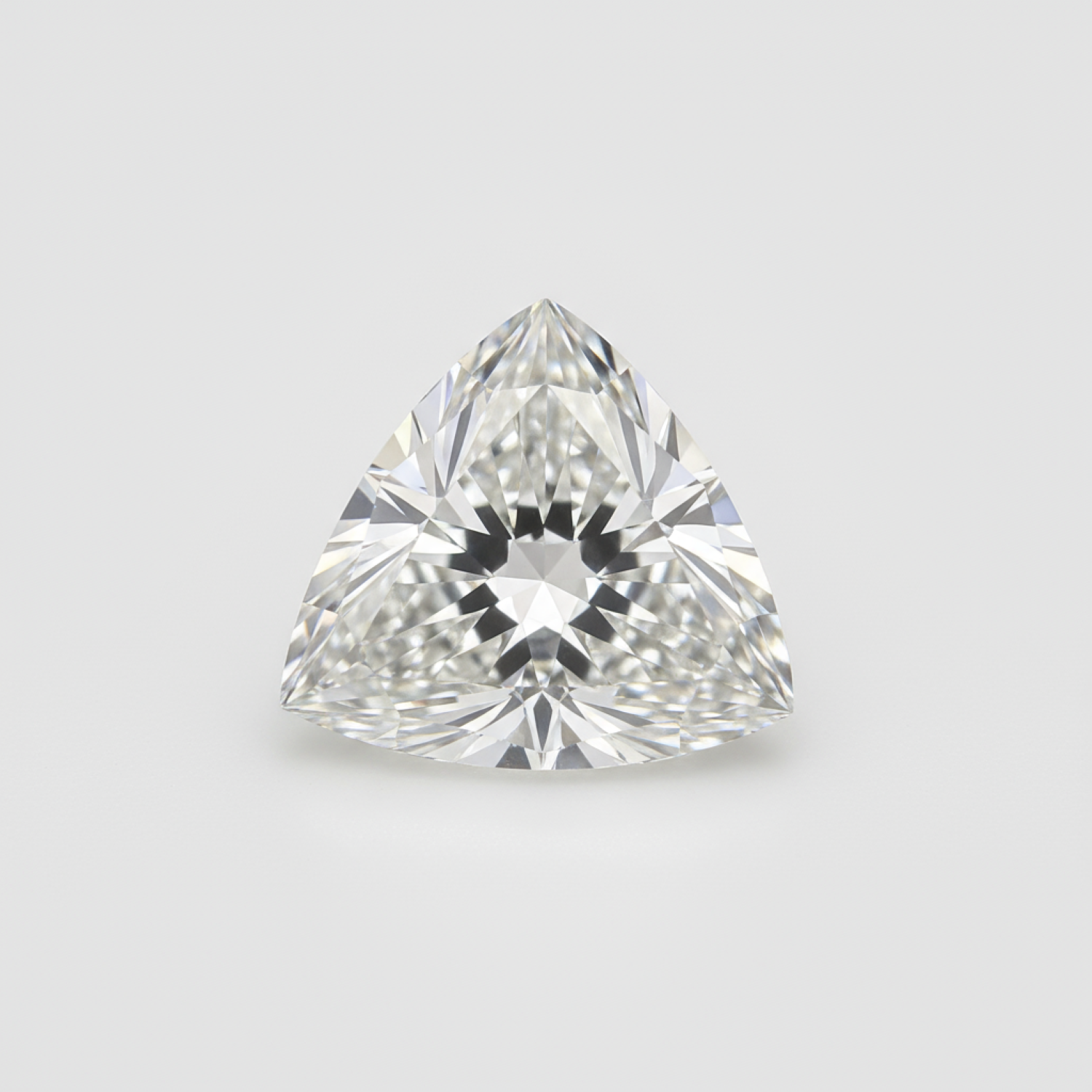 ラボグロウンダイヤモンド 10ピース 極小 4x4 MM 三角形 ファセットホワイトブリリアント人工ルース宝石 サブ画像