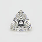 Lab Grown Diamond 1PC Tiny 5x5 MM Triangle Faceted White Sparkling Man Made Gems