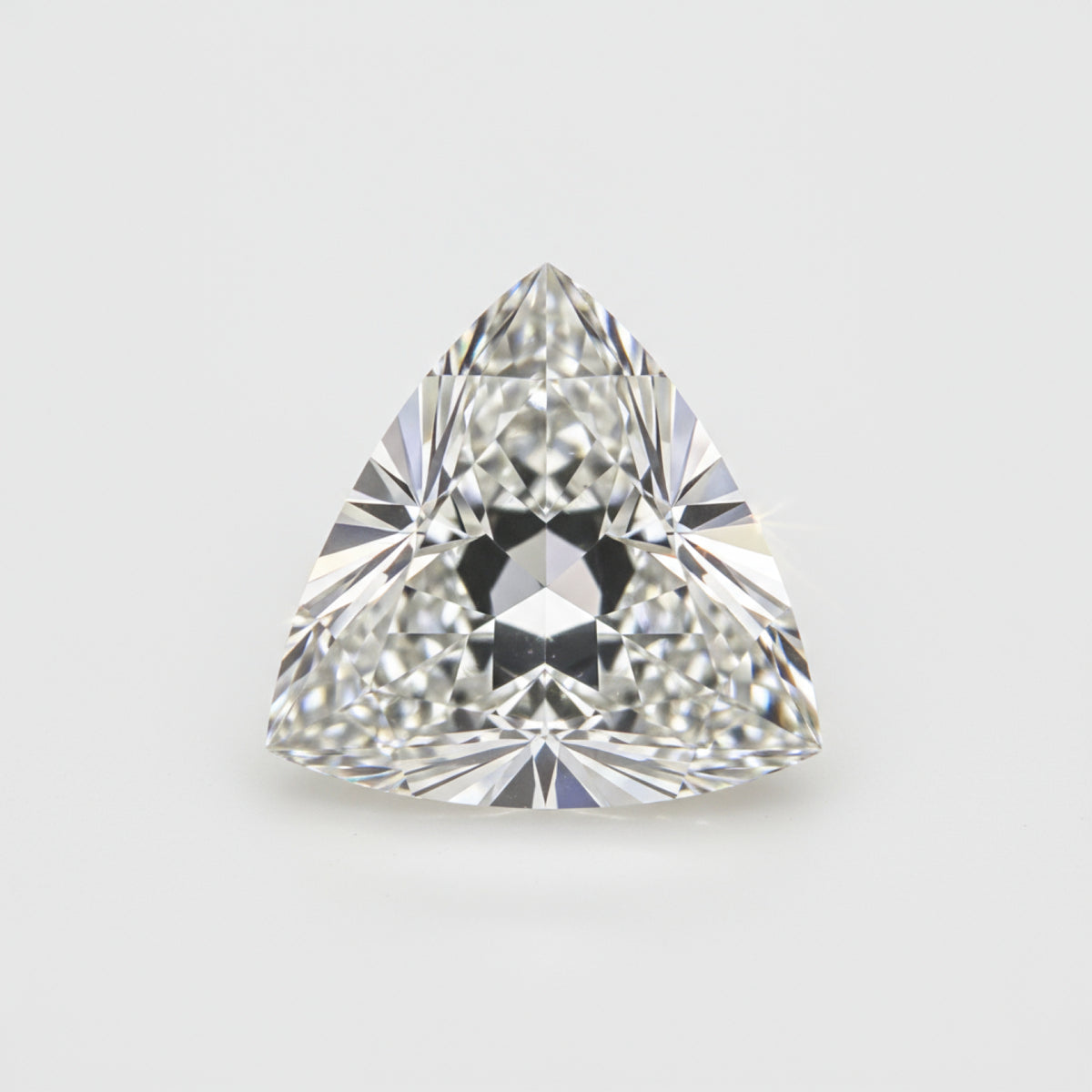 Lab Grown Diamond 1PC Tiny 5x5 MM Triangle Faceted White Sparkling Man Made Gems