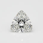 Lab Grown Diamond 1PC Small 7x7 MM Triangle Faceted White Splendid Man Made Loose Gemstone
