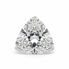 Lab Grown Diamond 1PC Small 7x7 MM Triangle Faceted White Splendid Man Made Loose Gemstone